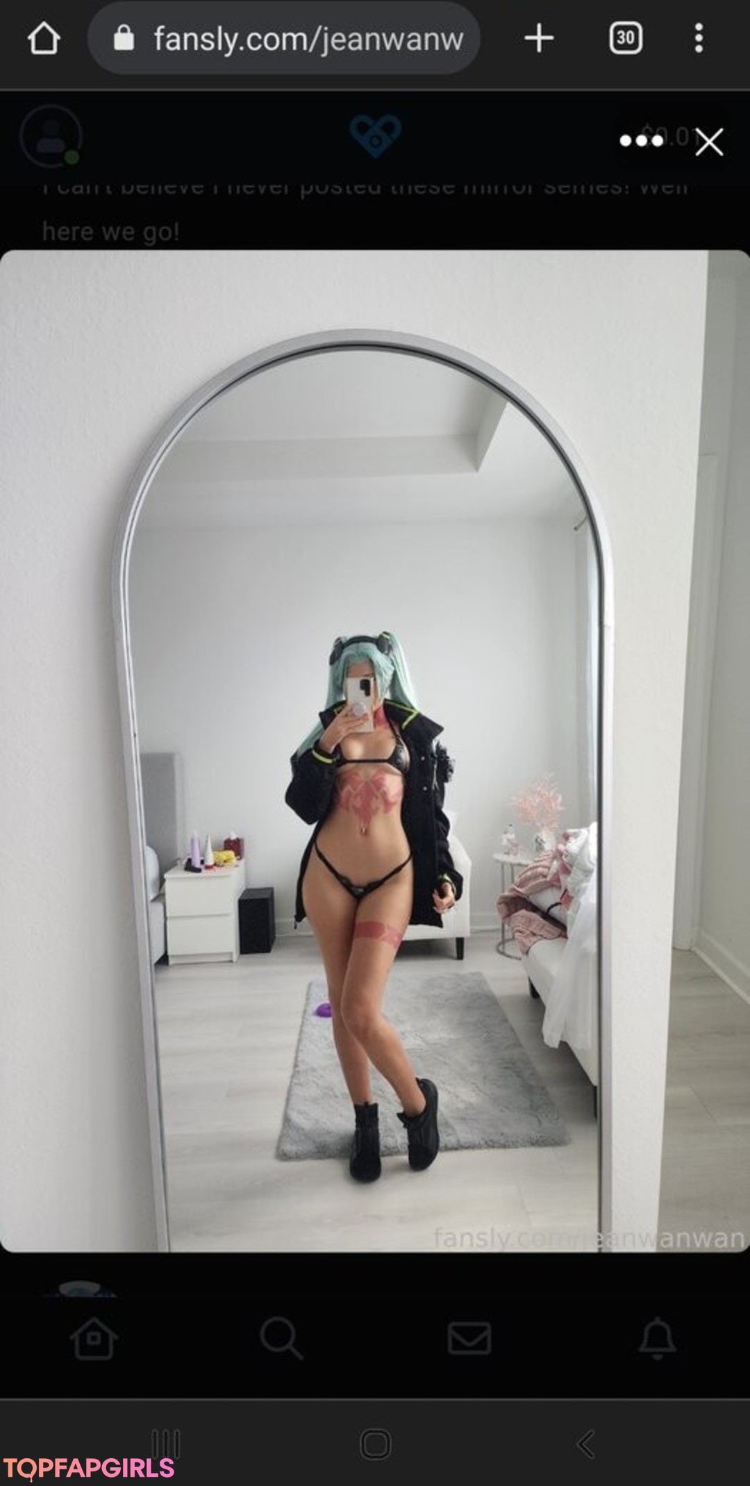 Nahá fotka uniklých OnlyFans od Jeanwanwan #3220