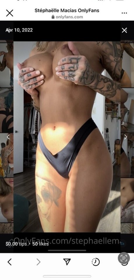 Foto nua vazada do OnlyFans de Stephaelle Macias