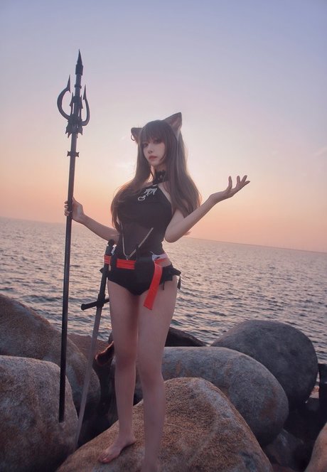 Naken lekkede OnlyFans-bilde av Shikaxiaolulu