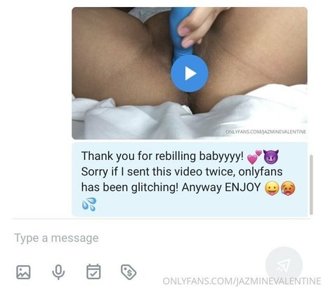 Naken lekkede OnlyFans-bilde av Jazminevalentine
