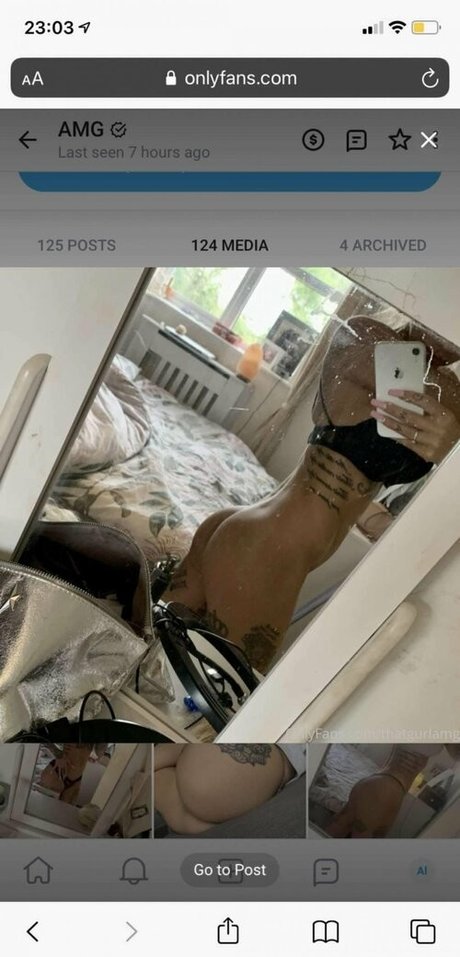 Naken lekkede OnlyFans-bilde av Thatgurlamg