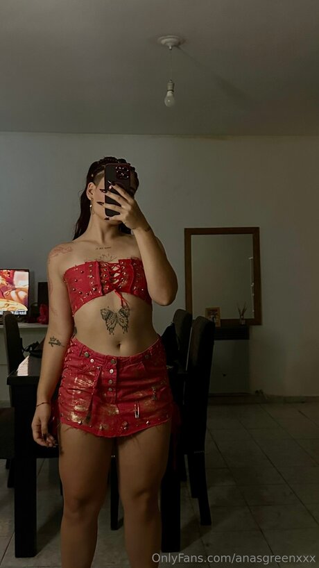 Naken läckt OnlyFans-bild av Anasgreenxxx
