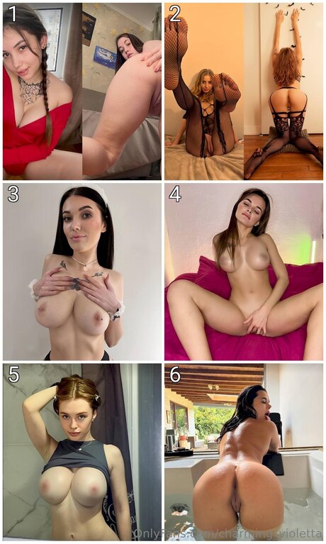 Foto desnuda filtrada de OnlyFans de Charming Violetta