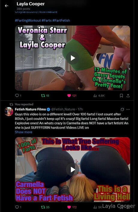 Nacktes geleaktes OnlyFans-Foto von Layla Cooper