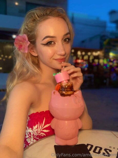 Naken lekkede OnlyFans-bilde av Ameliaablossom