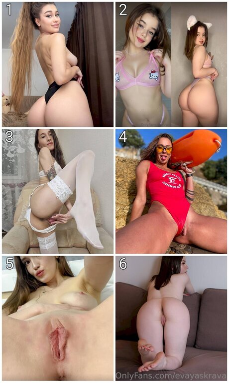 Nøgent lækket OnlyFans-billede af Evayaskrava