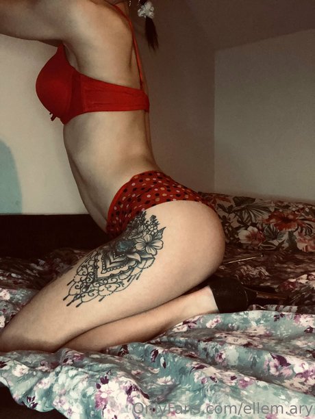 Nahá fotka uniklých OnlyFans od Ellem Ary