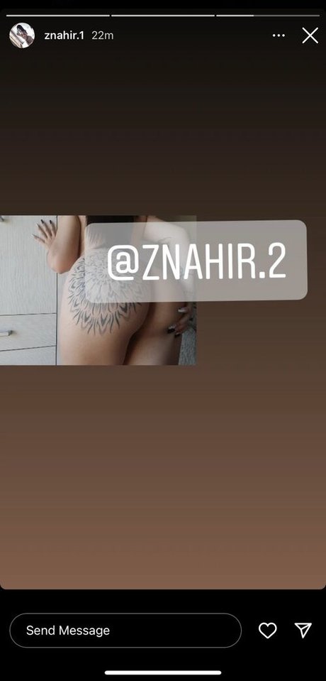 Naken lekkede OnlyFans-bilde av Zoe Nahir