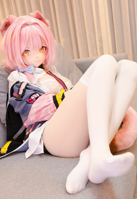Naken läckt OnlyFans-bild av Kigurumi