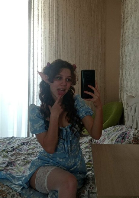 Naken läckt OnlyFans-bild av Maycurlygirl
