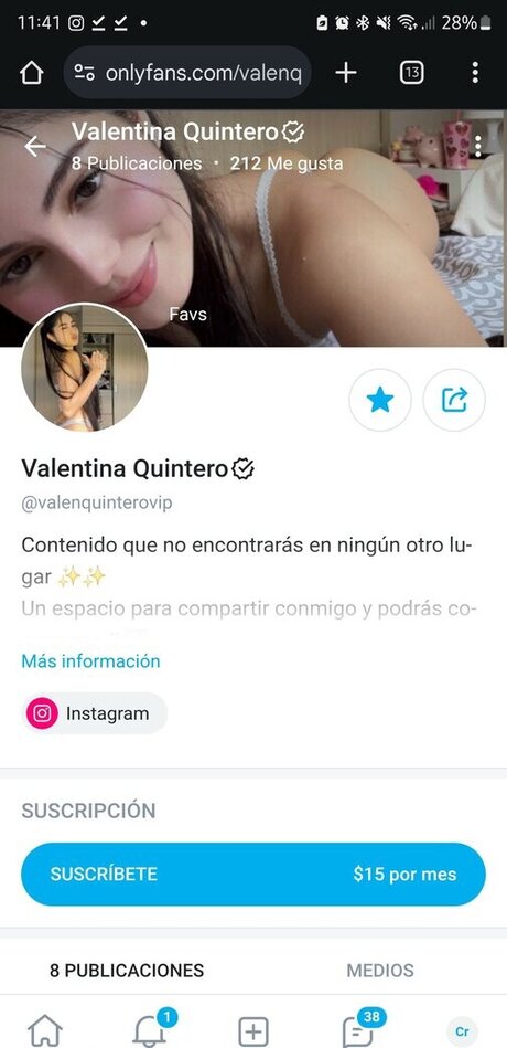 Naken lekkede OnlyFans-bilde av Valenquintero
