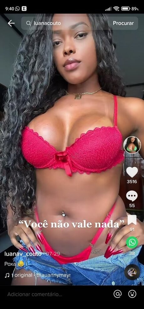 Nahá fotka uniklých OnlyFans od Luana Couto