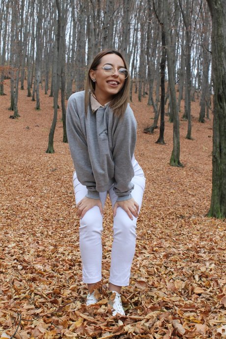 Naken lekkede OnlyFans-bilde av Adelina Mihaela