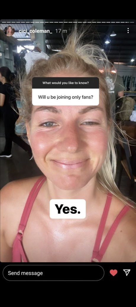Nahá fotka uniklých OnlyFans od Cici Coleman