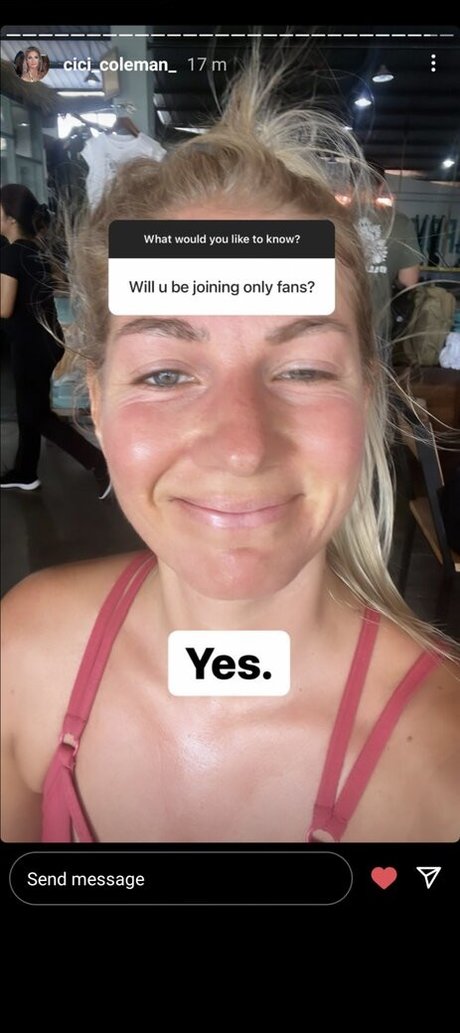 Alasti lekkinud OnlyFans-i pilt Cici Coleman