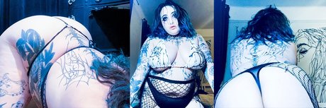 Naken läckt OnlyFans-bild av Tattdgothbaddie  Goth Goddess  No Ppv