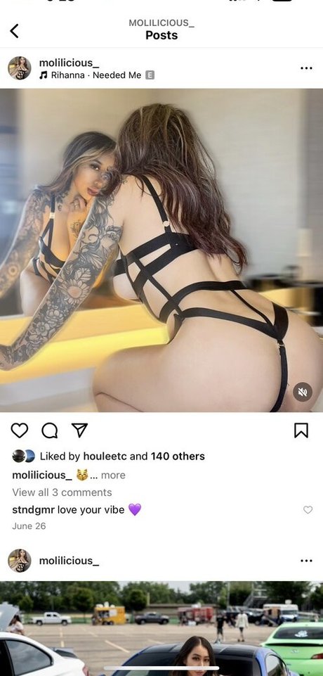 Naken lekkede OnlyFans-bilde av Molilicious