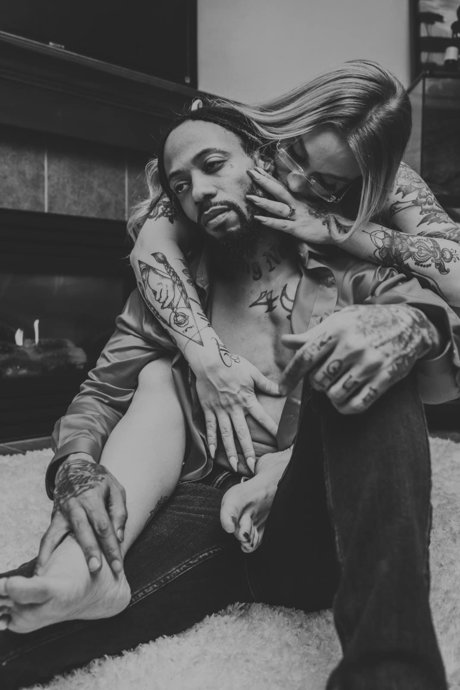 Naken läckt OnlyFans-bild av Theblackheartgoodlife