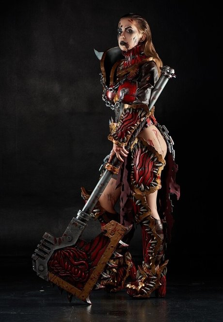Naken lekkede OnlyFans-bilde av Majorkills Warhammer 40k Cosplay