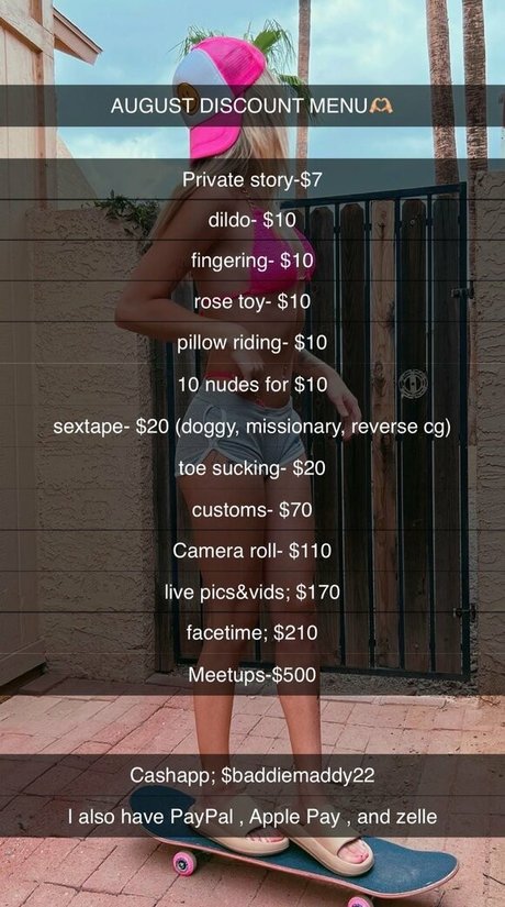 Nahá fotka uniklých OnlyFans od Maddy Mrozla