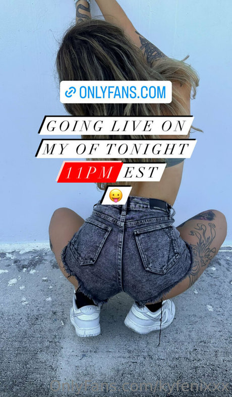 Foto di nudo di fuga di OnlyFans di Kyfenixxx