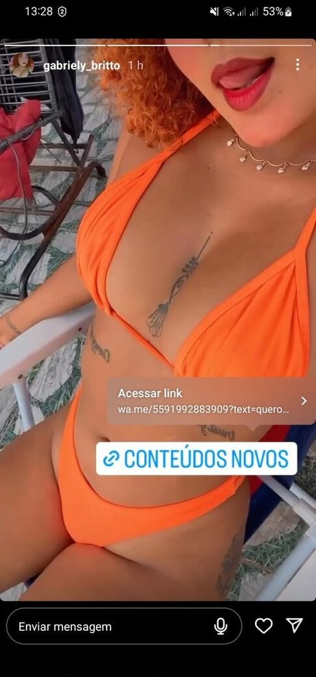 Nagie wyciekłe zdjęcie OnlyFans od Gabrielybritto