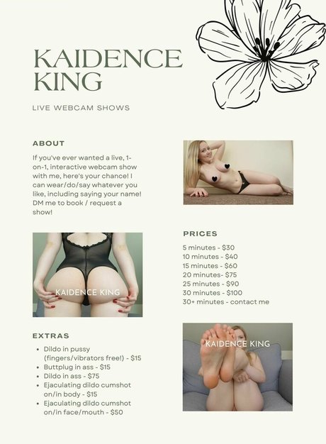 Nacktes geleaktes OnlyFans-Foto von Kaidenceking