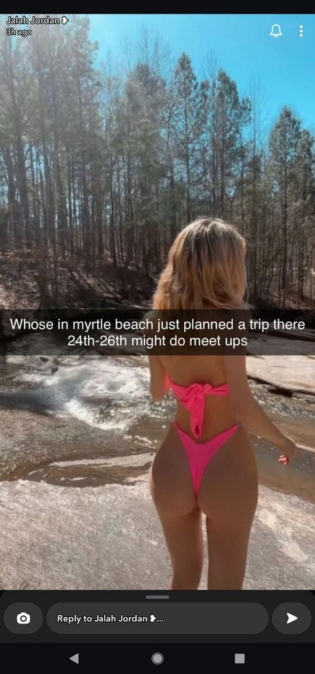 Nahá fotka uniklých OnlyFans od Jalah Jordan