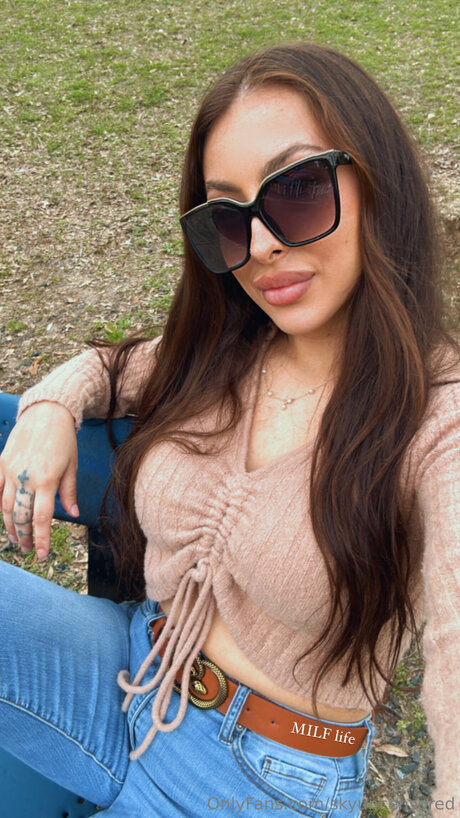 Naken läckt OnlyFans-bild av Skyuncensored