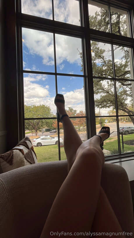 Naken läckt OnlyFans-bild av Alyssamagnumfree