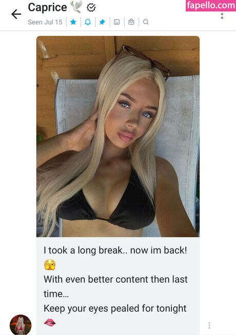 Alasti lekkinud OnlyFans-i pilt Capriceaterrell