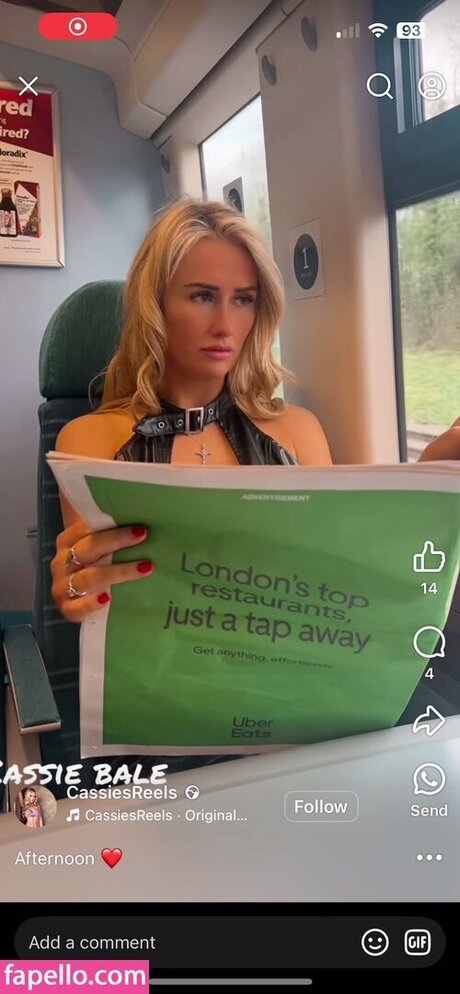 Nøgent lækket OnlyFans-billede af Cassiebale