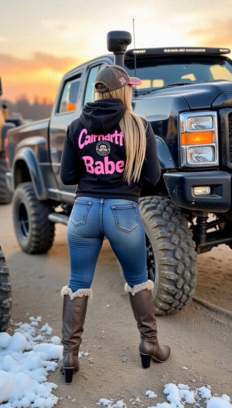 Nahá fotka uniklých OnlyFans od Carhartt Babe Vip