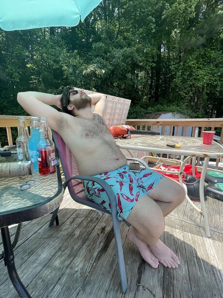 Foto nua vazada do OnlyFans de Kenny Rooters