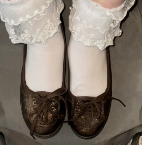 Naakte gelekte OnlyFans-foto van Footfoodie