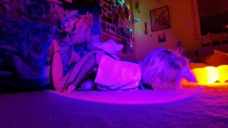 Naken lekkede OnlyFans-bilde av Alien Priestess