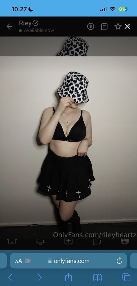 Naken lekkede OnlyFans-bilde av Rileyheartz