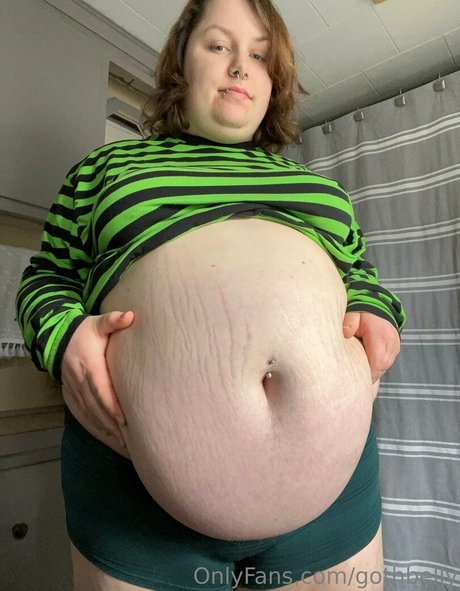 Naken lekkede OnlyFans-bilde av Gothbelly