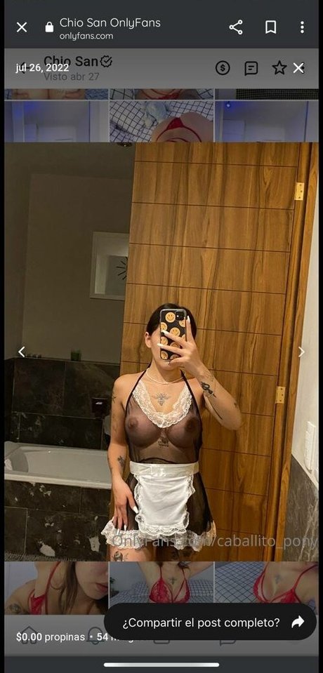 Nacktes geleaktes OnlyFans-Foto von Caballitopony