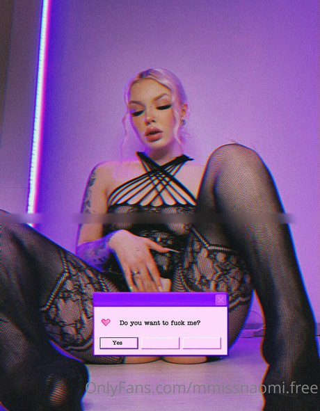 Alaston vuotanut OnlyFans-kuva Mmissnaomifree