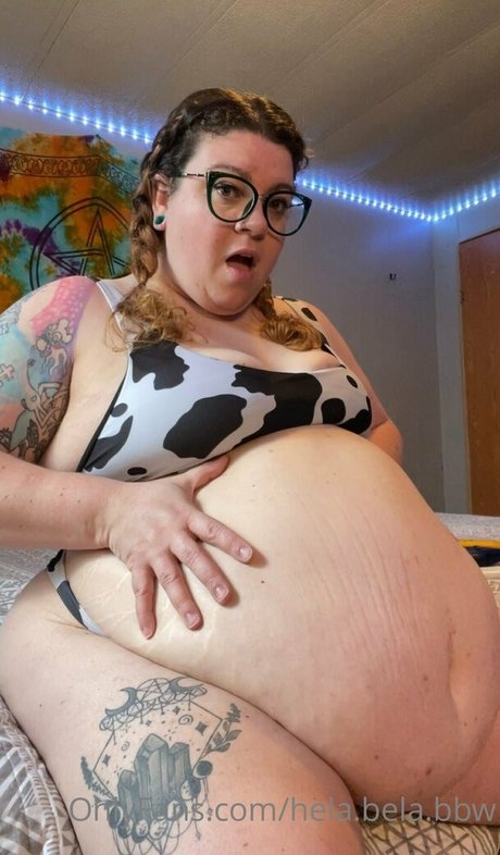 Nøgent lækket OnlyFans-billede af Helabelabbw