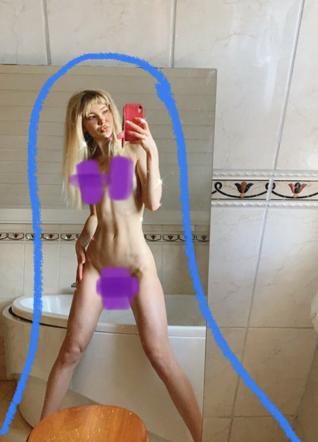 Naken lekkede OnlyFans-bilde av Ice Barbie