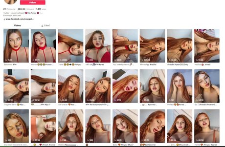 Naken läckt OnlyFans-bild av Russianredhead1