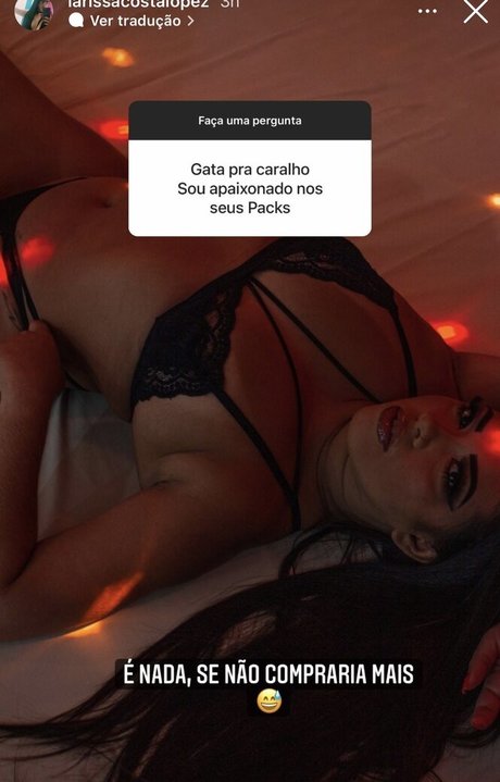 Nahá fotka uniklých OnlyFans od Larissa Lopes