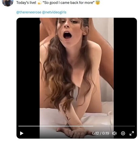 Nahá fotka uniklých OnlyFans od Thereneerose
