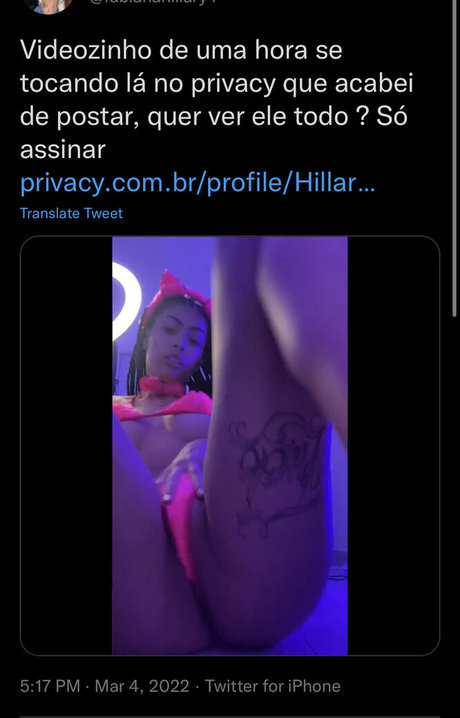 Naken lekkede OnlyFans-bilde av Hillary Fabii