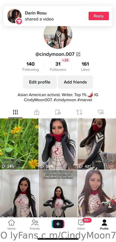 Nacktes geleaktes OnlyFans-Foto von Cindymoon7