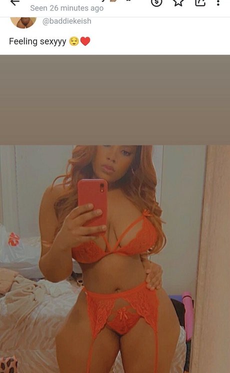 Naakte gelekte OnlyFans-foto van Baddiekeish